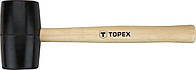 Киевлянка резиновая TOPEX, 450г, 58мм, рукоятка деревянная