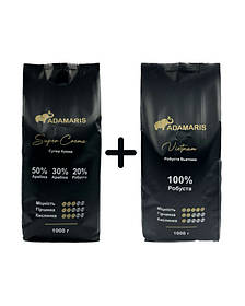 Зернова кава Adamaris Super Crema + Vietnam