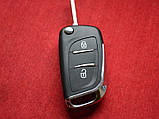 Ключ викидний Peugeot для переробки з рідного 2 кнопкового, фото 4