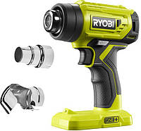 Фен строительный аккумуляторный Ryobi R18HG-0, 18В ONE+, 0-470°C, 170л/мин, без АКБ и ЗП