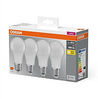 Набор ламп 4шт OSRAM LED E27 8.5Вт 2700К 806Лм A60