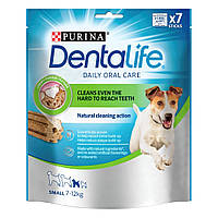 Дополнительный сухой корм Purina Dentalife для взрослых собак мелких пород (для здоровья полости рта) 7x16 г