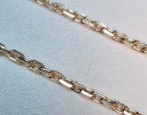 Золотая цепочка, цепь с якорным плетением 610040 вага 4,8 г 45 см