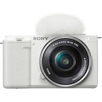 Цифровой фотоаппарат Sony Alpha ZV-E10 kit 16-50mm White (ZVE10LW.CEC) - Топ Продаж!