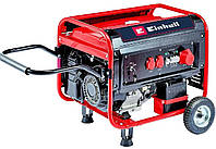 Бензиновый генератор Einhell TC-PG 55/E5, 230В/380В (1/3 фазы), 3.6/5.5кВт, электростарт, AVR, 83кг.