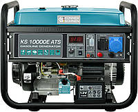 Бензиновый генератор Konner&Sohnen KS 10000E ATS, 230В, 8.0кВт, АВР (ATS), электростартер, 87.8кг