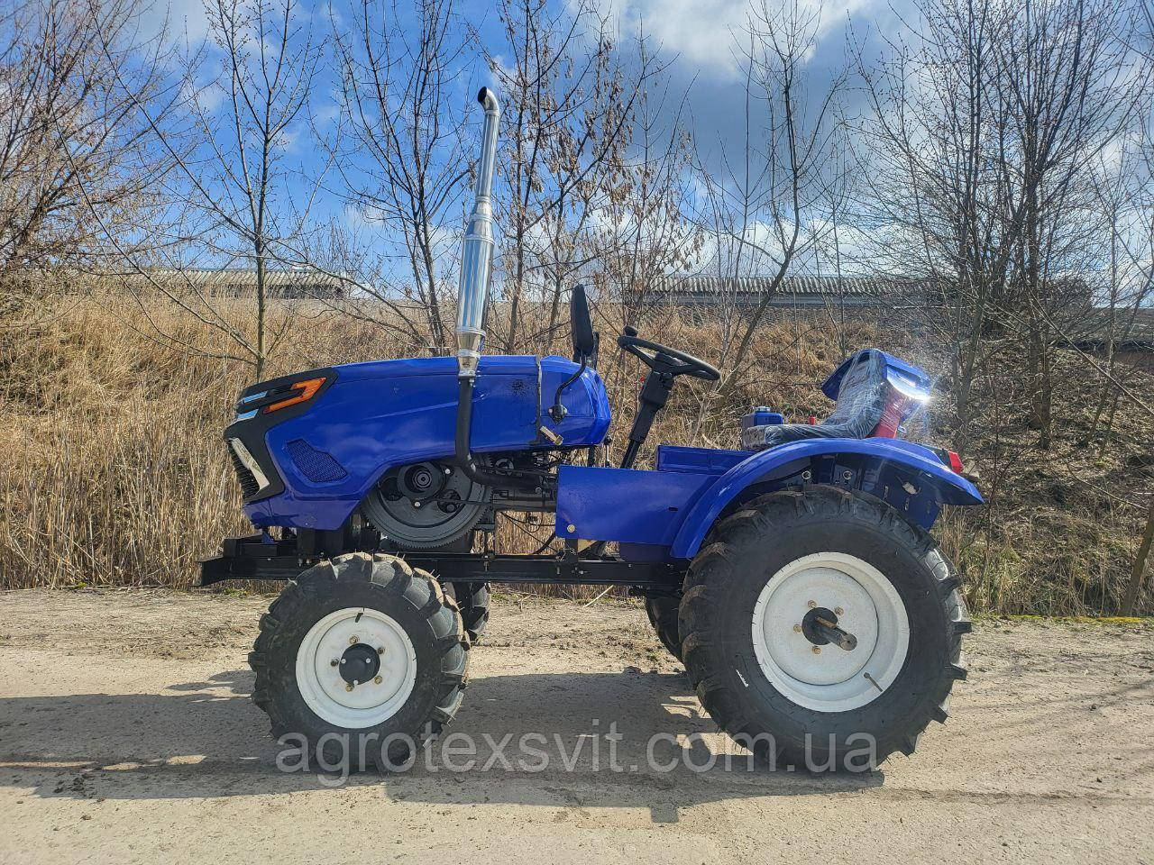 Мототрактор ZUBR-250 NEW + Плуг та Фреза.