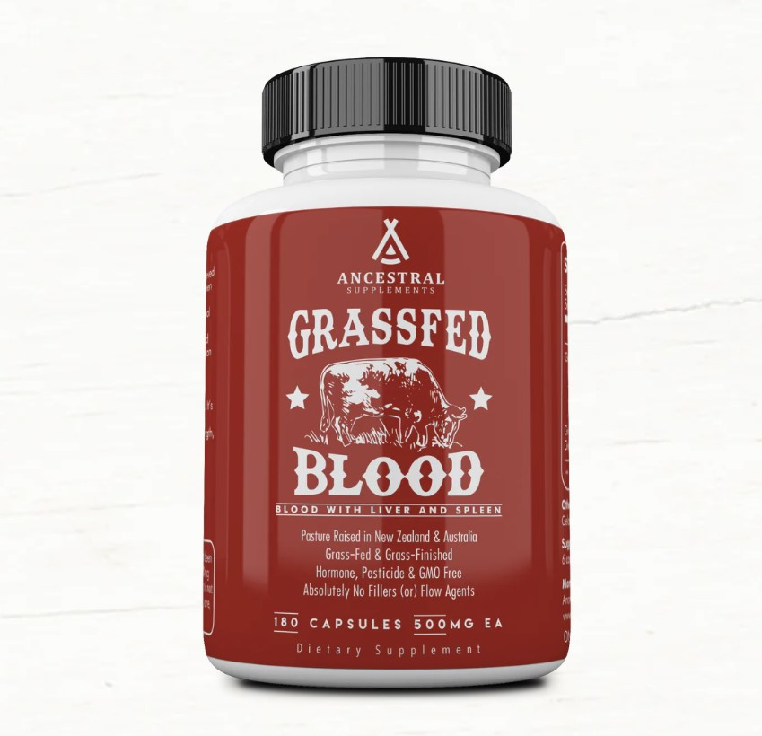 Ancestral Supplements Grassfed Blood / Жизненная сила крови