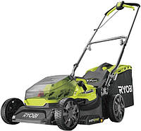 Газонокосилка аккумуляторная Ryobi RY18LM37A-140, ONE+ 18В, 1х4Ач, 37см, 45л, 25-70см, EasyEdge,