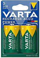 Аккумулятор VARTA NI-MH Power D(LR20) 3000 мАч, 2 шт.