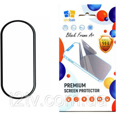 Скло захисне Drobak Xiaomi Smart Band 8 Black Frame A+ (323218), фото 1