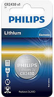 Батарейка Philips литиевая CR2430 блистер, 1 шт.