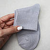 Шкарпетки жіночі 12 пар «Double Grey» зі зручною резинкою бавовна преміум сегмент розмір 35-38, фото 2
