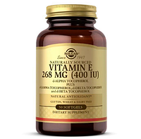 Витамины Solgar Vitamin E 258 mg (400 IU) 50 капс
