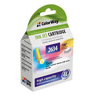 Картридж ColorWay для EPSON XP600/605/700 yellow (CW-EPT2634) - Топ Продаж!