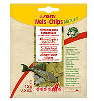 Корм Sera Wels (Catfish) Chips Nature чипсы для сомов, 15 г