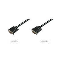 Кабель ASSMANN DVI-D dual link (AM/AM) 2м, черный