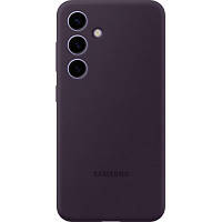 Чехол для мобильного телефона Samsung Galaxy S24 (S921) Silicone Case Dark Violet (EF-PS921TEEGWW) - Топ