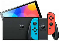 Игровая консоль Nintendo Switch OLED (красный и синий)