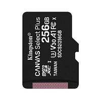 Карта памяти Kingston microSD 256GB C10 UHS-I R100/W85MB/s