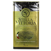 Оливкова олія Stella Vittoria Extra Virgin, Нерафінована. Італія. 5 л, з/б