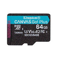 Карта памяти Kingston microSD 64GB C10 UHS-I U3 A2 R170/W70MB/s