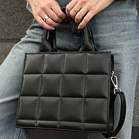 Жіноча сумка на плече, класична сумочка для жінок Чорна 44940