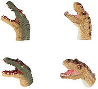 Игровой набор Same Toy Пальчиковый театр 2 ед., Спинозавр и Тиранозавр.