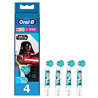 Детские сменные насадки для электрической зубной щётки 4шт. Oral-B EB10 Extra Soft Star Wars Звездные войны