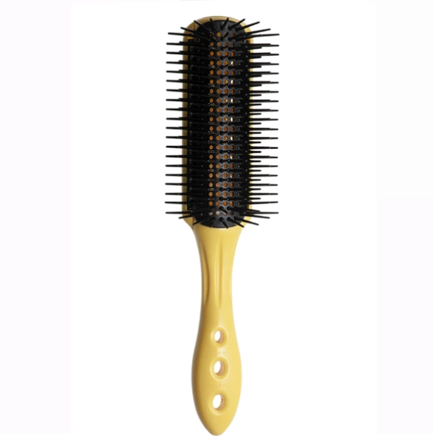 Щітка для укладання на гумовій основі 9-рядна Y.S. Park Straight Air Styler (YS-T09 Yellow)