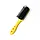 Щітка для укладання на гумовій основі 9-рядна Y.S. Park Straight Air Styler (YS-T09 Yellow), фото 4