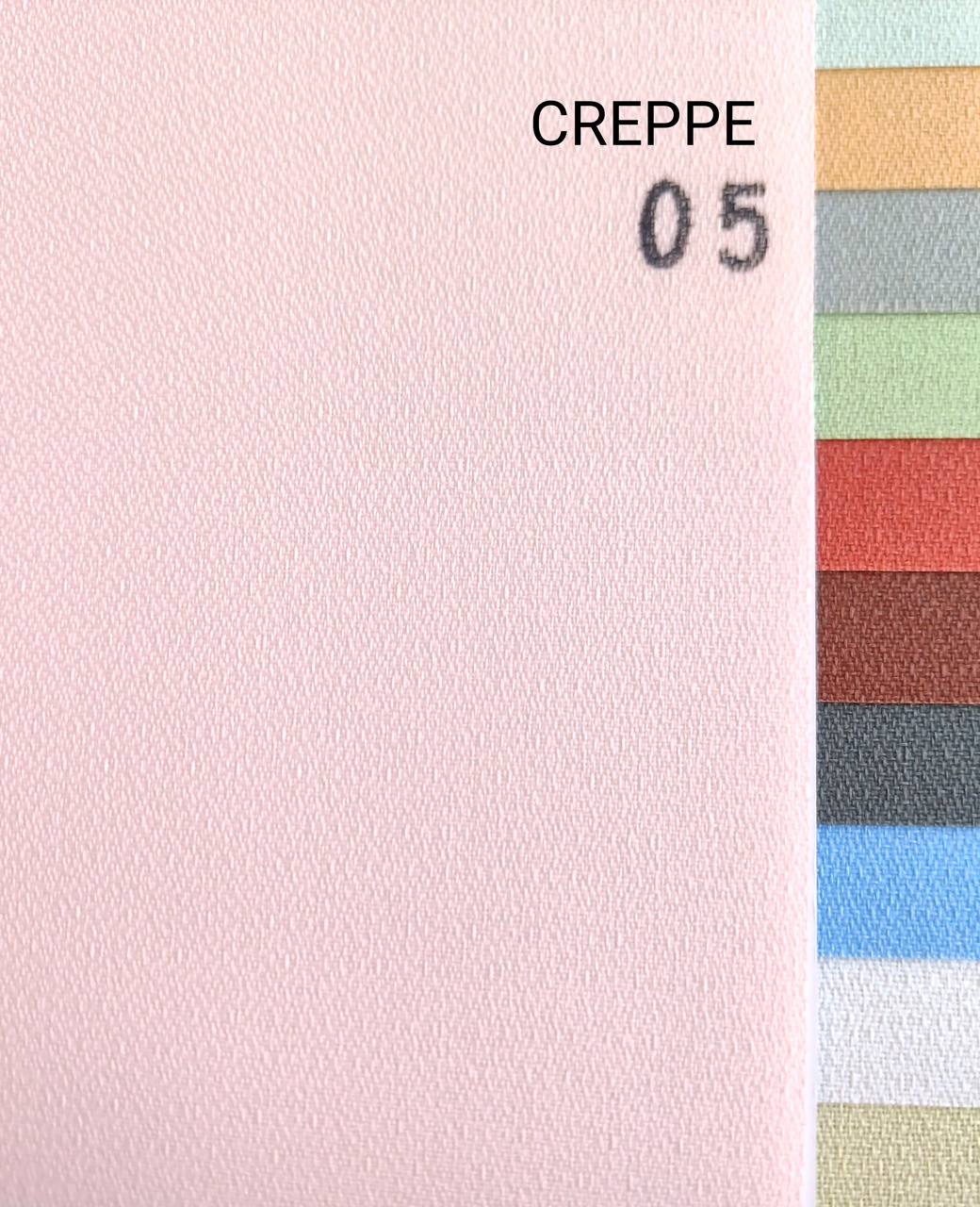 Жалюзі вертикальні Креп рожевий, фото 1