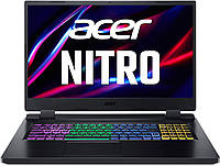 Ноутбук Acer Nitro 5 AN517-55 17.3" FHD IPS, Intel i7-12650H, 16GB, F512GB, NVD4060-8, Lin, черный