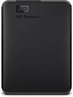 Портативный внешний жесткий диск WD Elements - 1 ТБ, USB 3.0 WDBUZG0010BBK-WESN