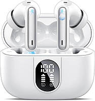 Бездротові навушники Bluetooth 2024 5.3 HiFi 40-годинне відтворення вкладки з дисплеєм на зарядному кейсі