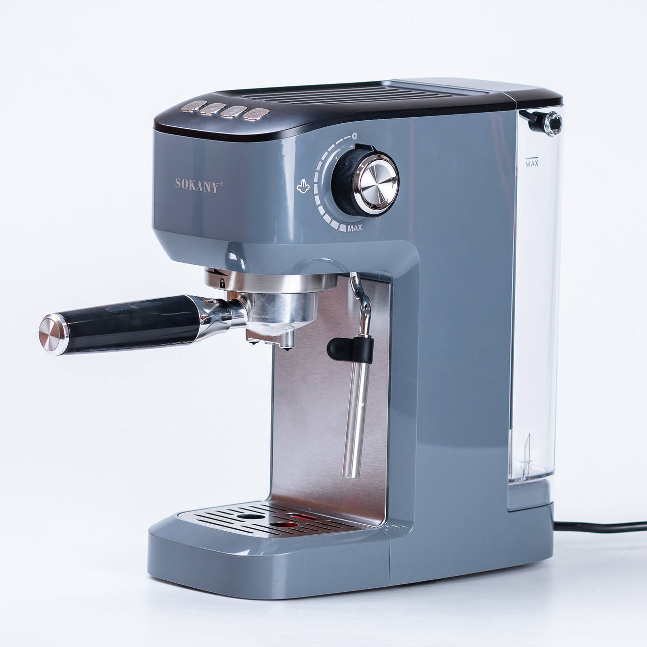 Кавоварка ріжкова Sokany Cofee Maker 1.2л еспресо машина кавоварка для дому