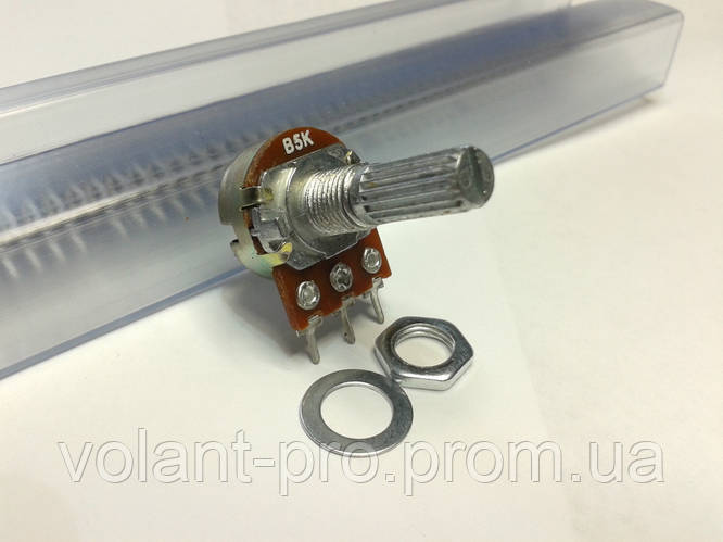 Резистор переменный WH148 5 кОм, 3 pin, моно, 15 мм. (ID#410767486 ...