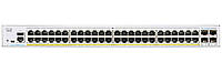 Коммутатор Cisco CBS250 Smart 48-port GE, PoE, 4x10G SFP+