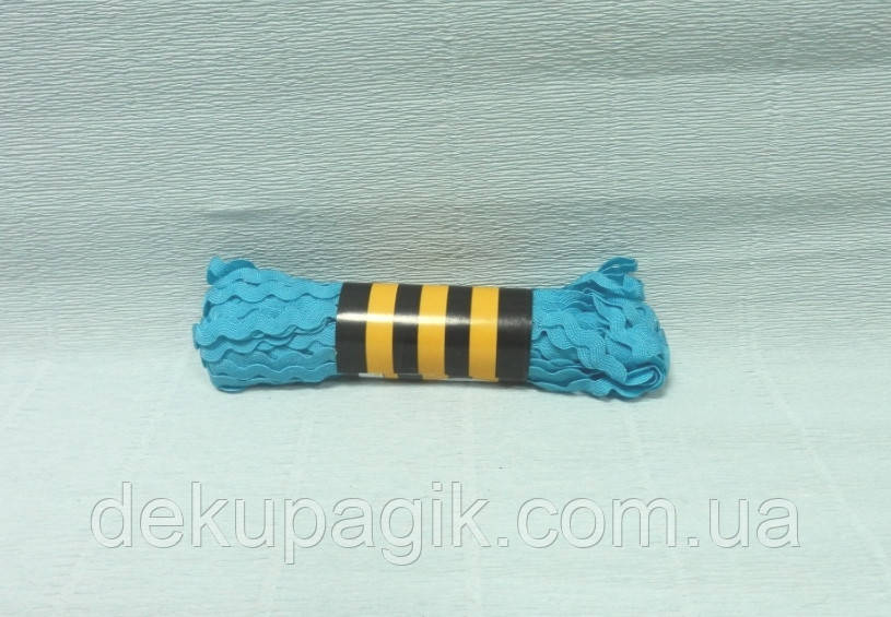 Тасьма Берізка, Блакитна, 0,5 см, фото 1