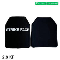 Керамические бронеплиты 6 класса ДСТУ Strike face Страйк Фейс Комплект бронеплиты 25х30 для бронежилета НАТО (