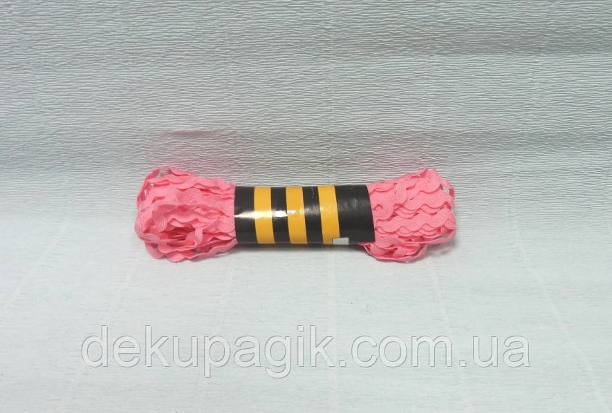 Тасьма Берізка, Рожева, 0,5 см, фото 1