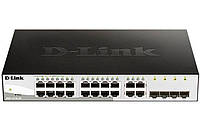 Коммутатор D-Link DGS-1210-20/FL 16xGE, 4xSFP/GE, Websmart