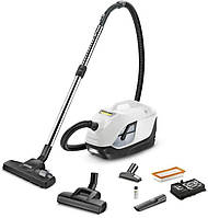 Пылесос Karcher моющий DS 6 Plus, 1400Вт, пыль -0.6л, вода -2 л, НЕРА, белый