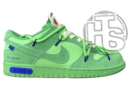 Чоловічі кросівки Nike Dunk Low x Off White Lot 14 of 50 Seafoam Mint ALL09419, фото 1