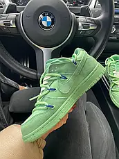 Чоловічі кросівки Nike Dunk Low x Off White Lot 14 of 50 Seafoam Mint ALL09419, фото 5