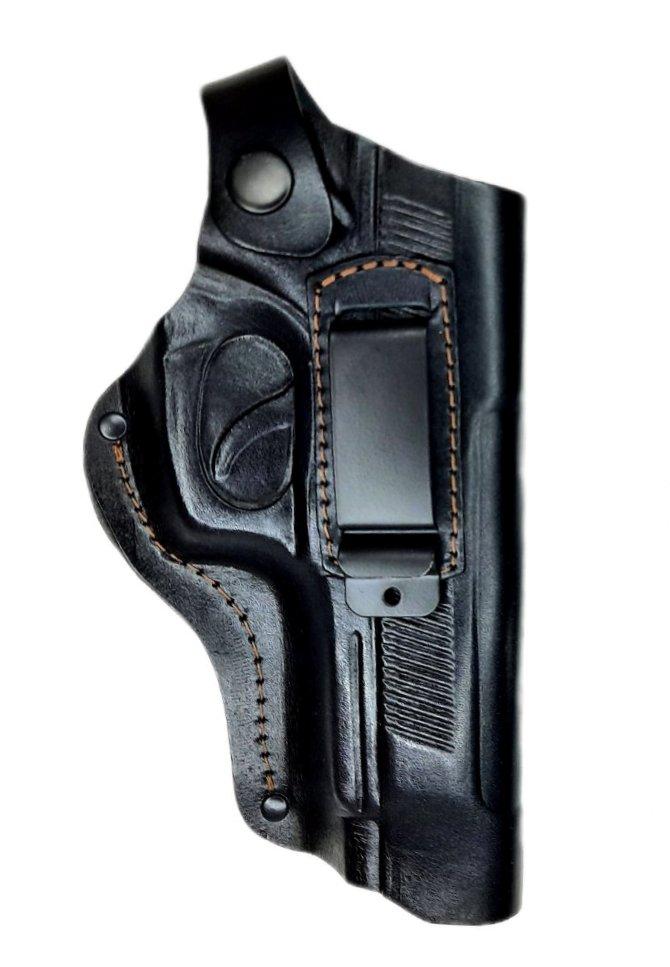 Кобура поясна Desert Eagle формована з кліпсою (шкіра, чорна) JGR