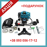 Мотокоса триммер бензиновый 4х тактная Makita EM4350UH 5.2 кВт комплектация эко