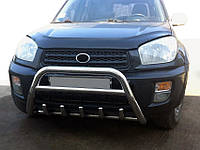 Кенгурятник WT003 (нерж) для Toyota Rav 4 2001-2005 гг