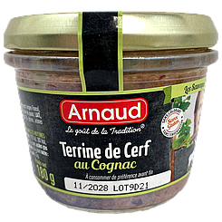 Паштет з оленя та коньяком Арнауд Arnaud cerf 180g 12шт/ящ (Код: 00-00016360)