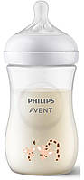 Бутылочка Philips Avent для кормления Natural Природный поток, 260 мл.1 шт. Жираф